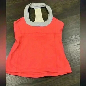 LULULEMON pink workout top size M